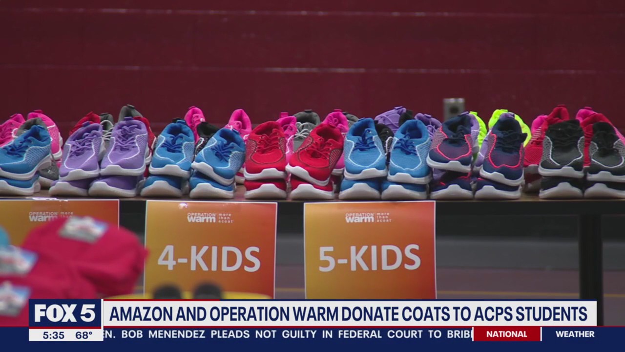 Amazon and Operation Warm donate coats to ACPS students