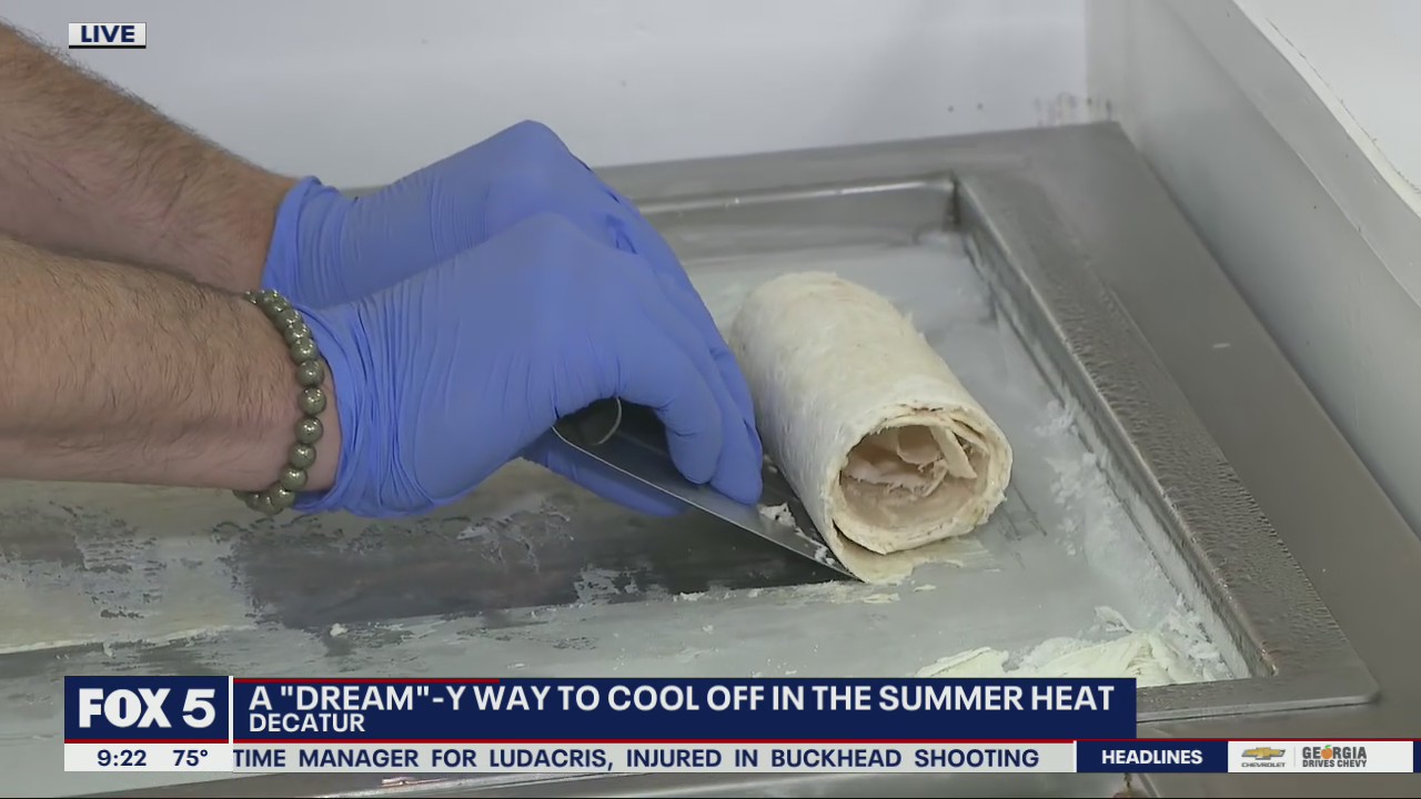Decatur rolled ice cream shop offers fun way to cool down