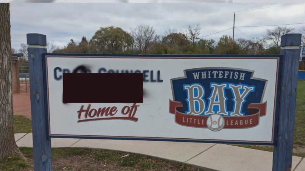 Craig Counsell Park sign vandalized