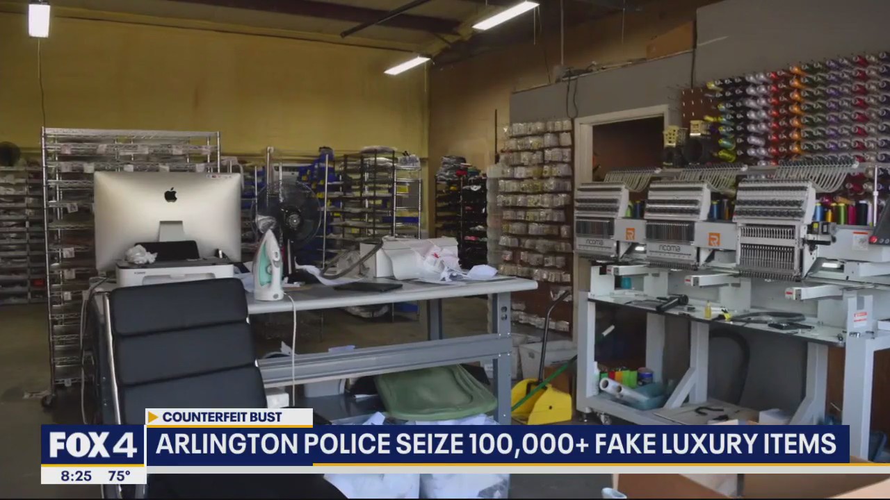 Arlington police seize 100,000+ fake luxury items