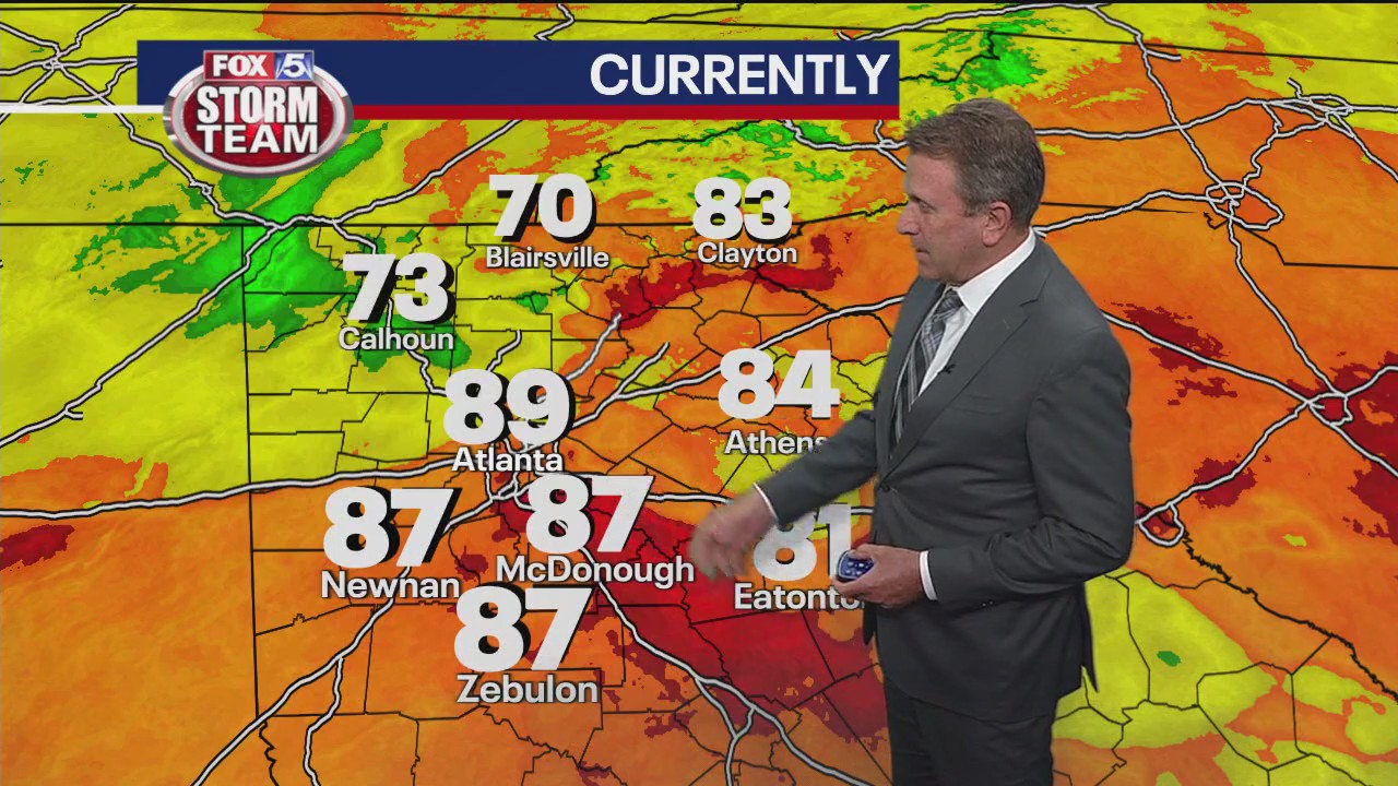 Friday afternoon forecast
