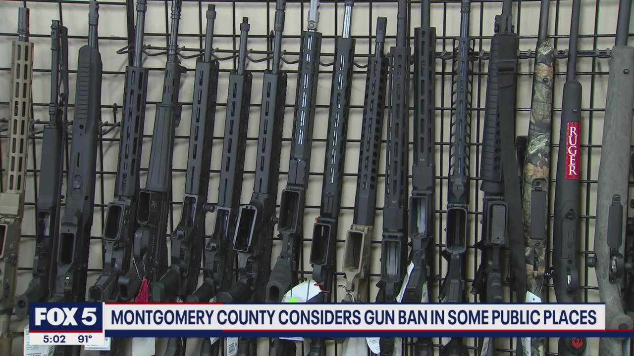 Montgomery County considers gun ban in some public places