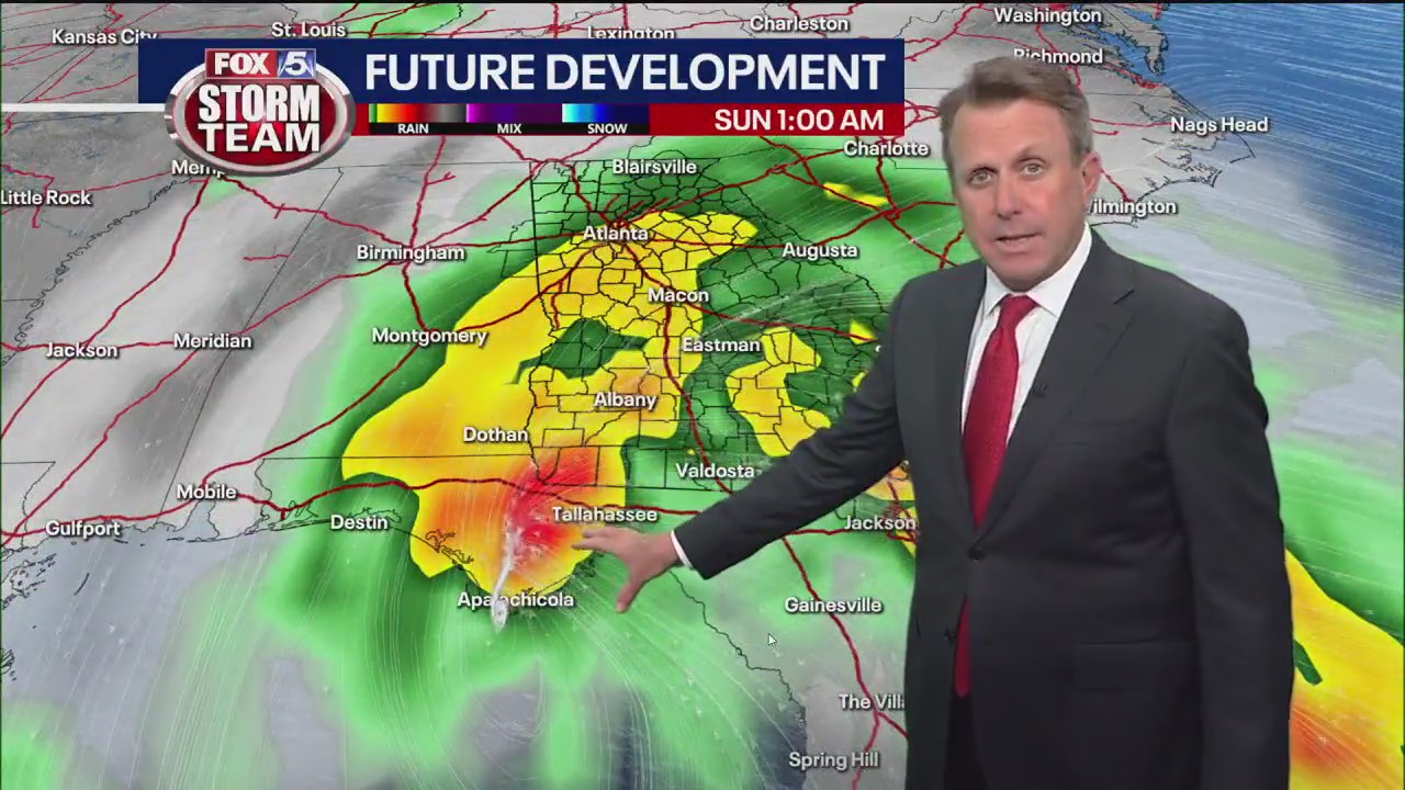 Another rainy weekend expected in Atlanta
