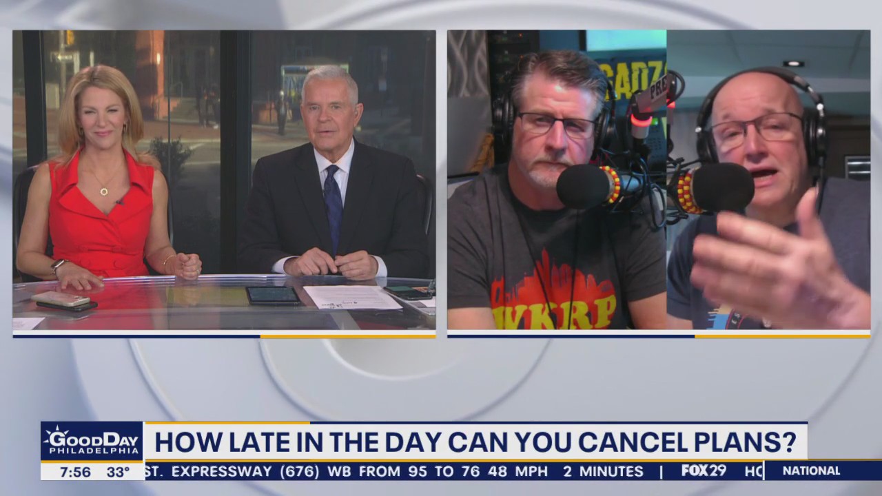 Preston & Steve: How late can you cancel plans?
