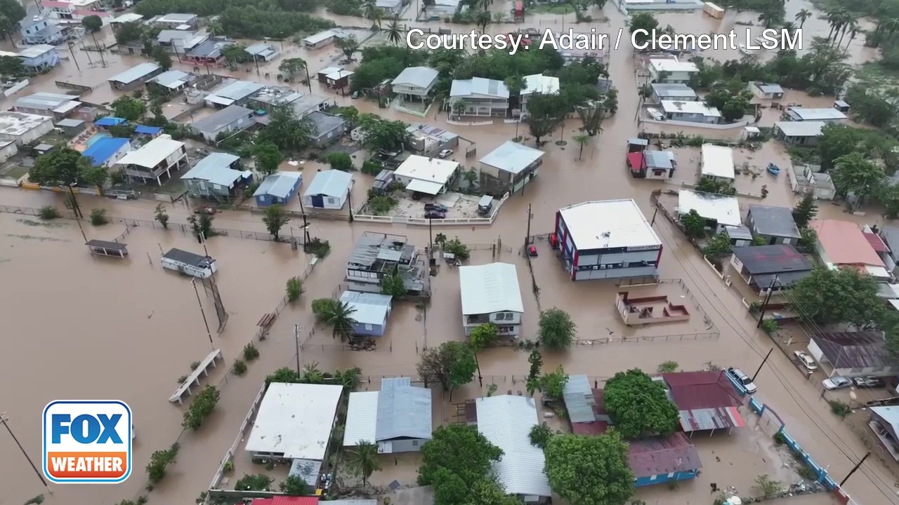 Neighborhoods in Puerto Rico underwater after Fiona