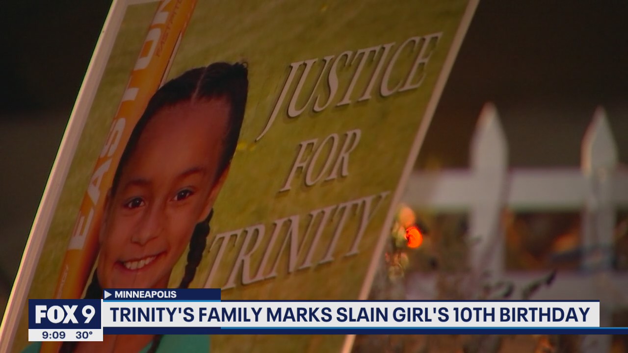 Trinity's family marks slain girl's 10th birthday