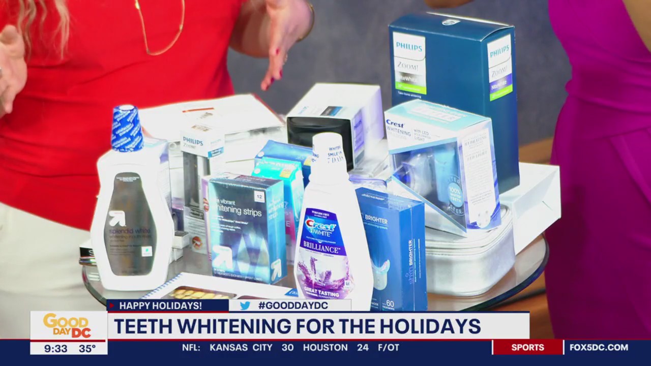 Teeth whitening tips for the holidays