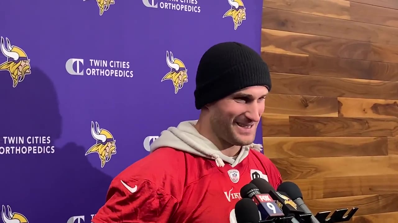 Vikings QB Kirk Cousins working on getting celebratory grill