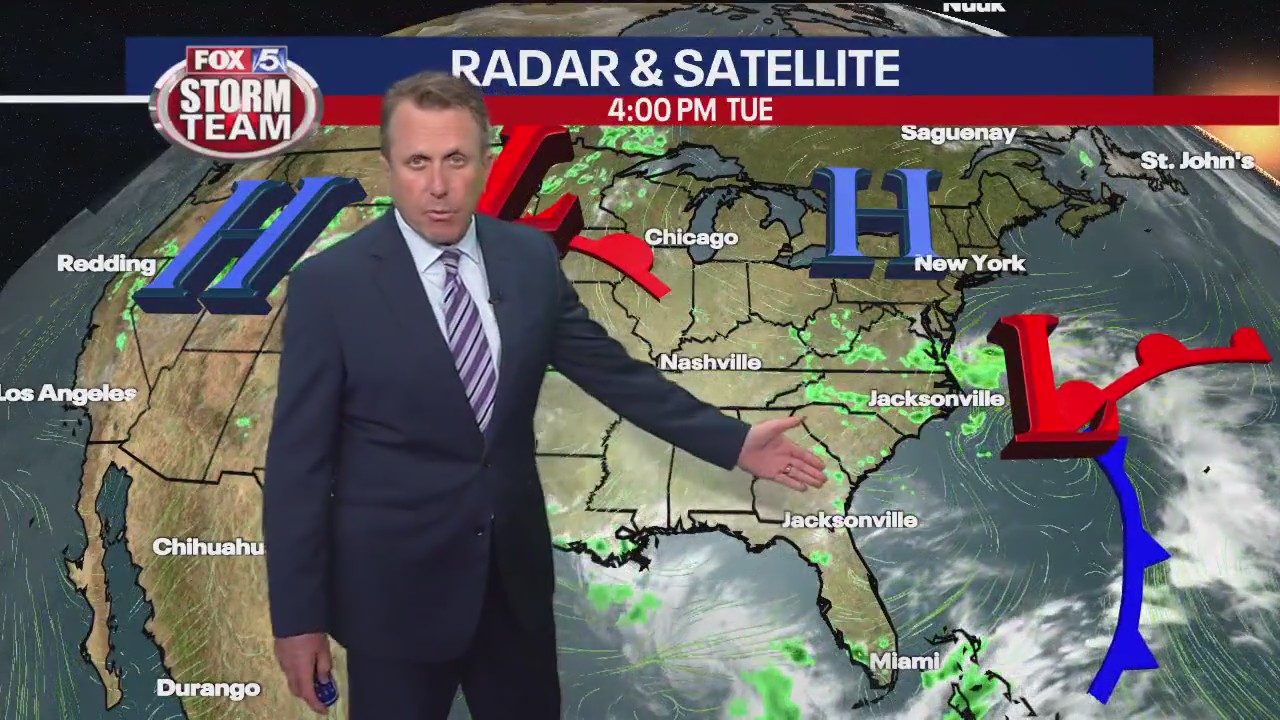 Tropic storm impact on Georgia