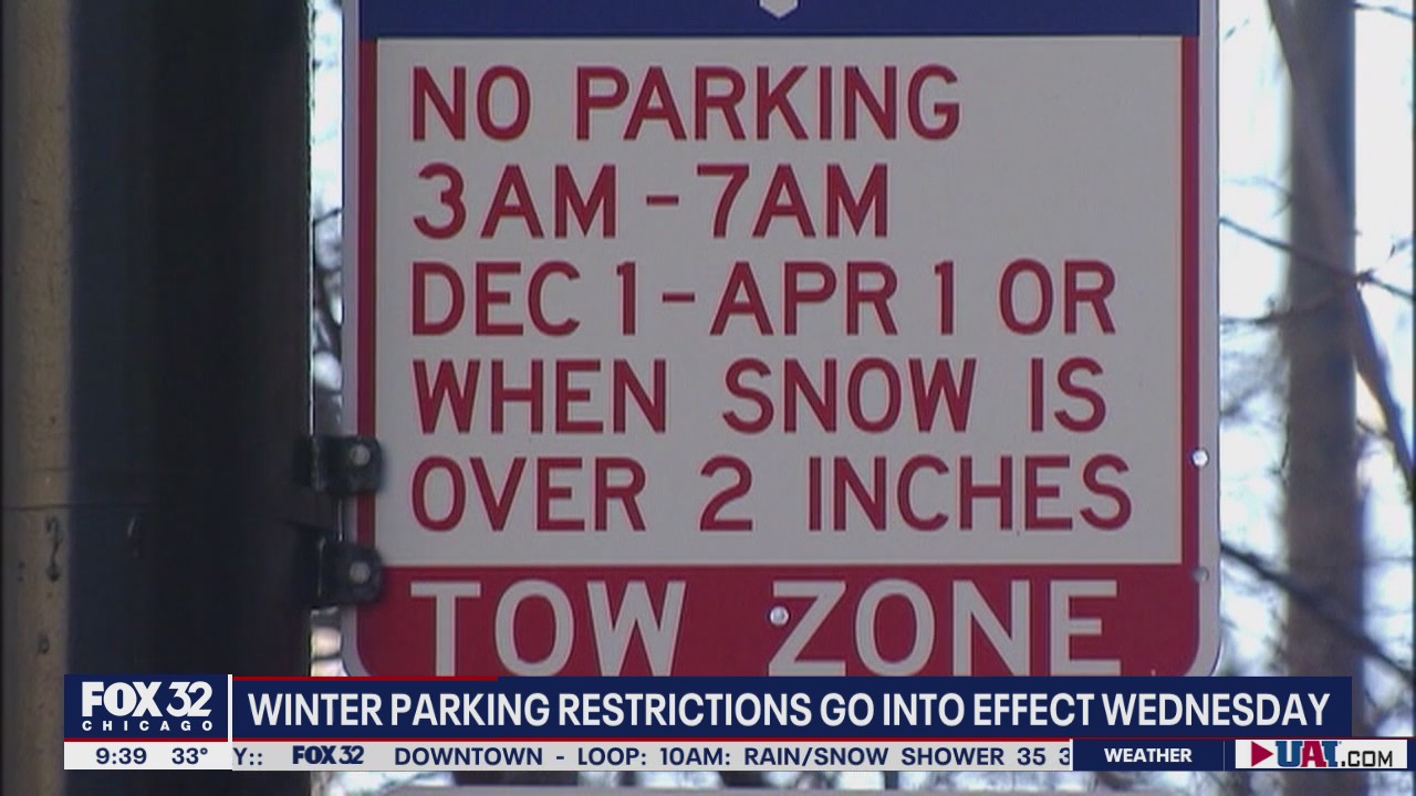 Chicago winter parking restrictions go into effect Wednesday