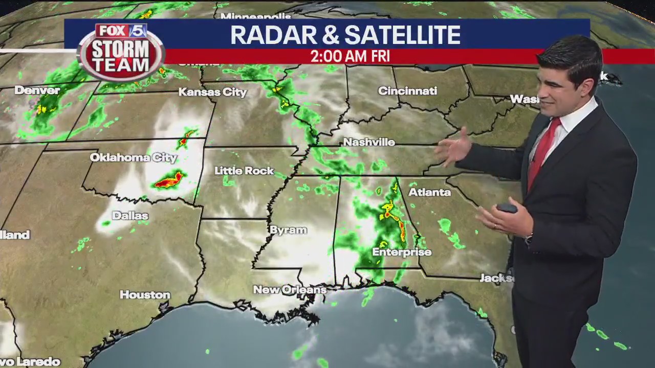 Friday morning forecast update