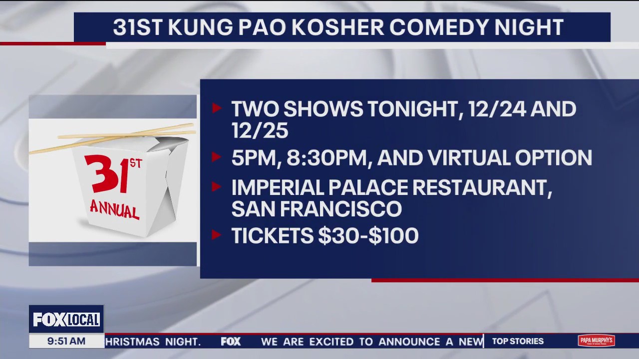 Kung Pao Kosher Comedy returns to San Francisco for the 31st year