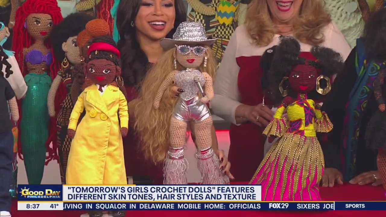 Local artist makes crochet dolls to inspire young girls