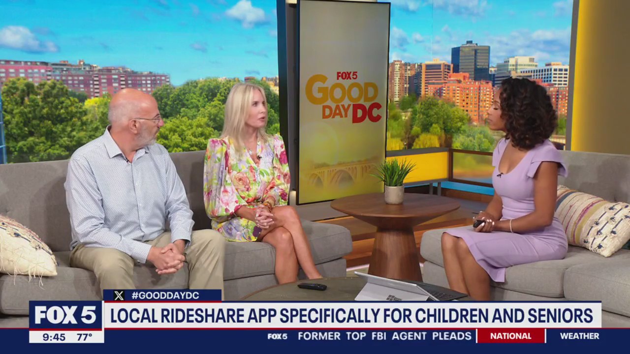 Local rideshare app specifically for children and seniors
