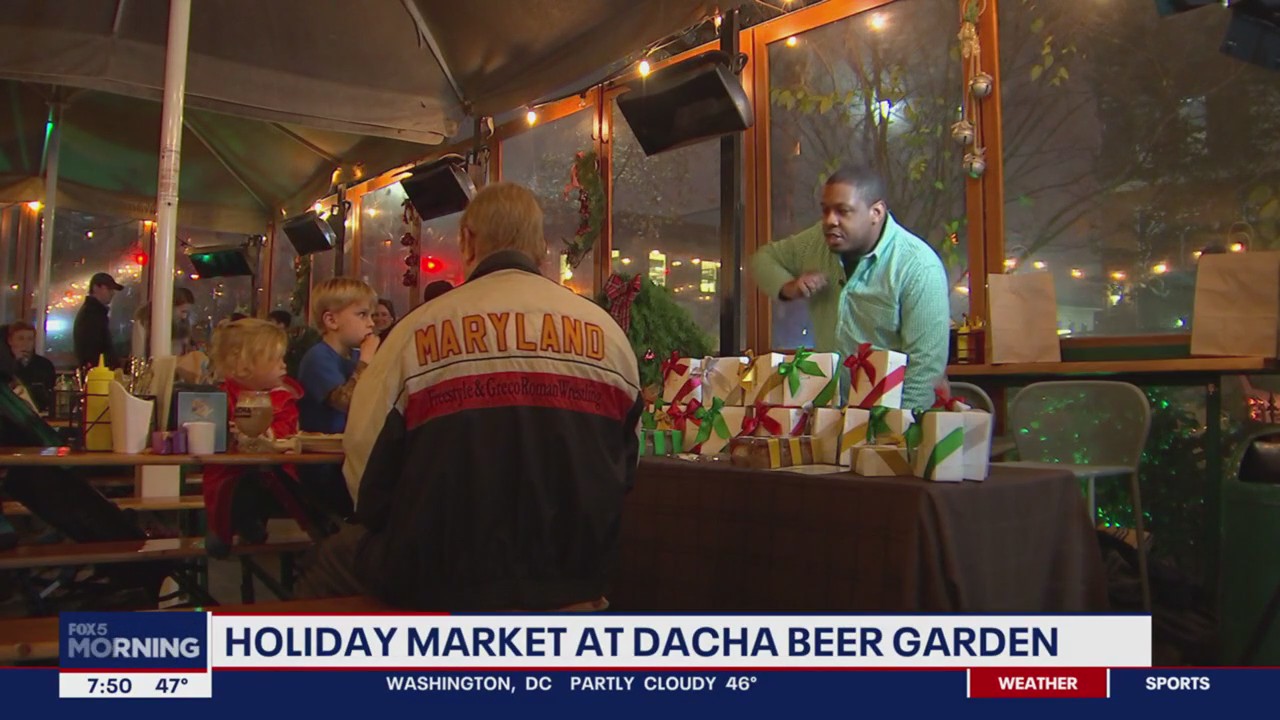 Holiday market at Dacha Beer Garden