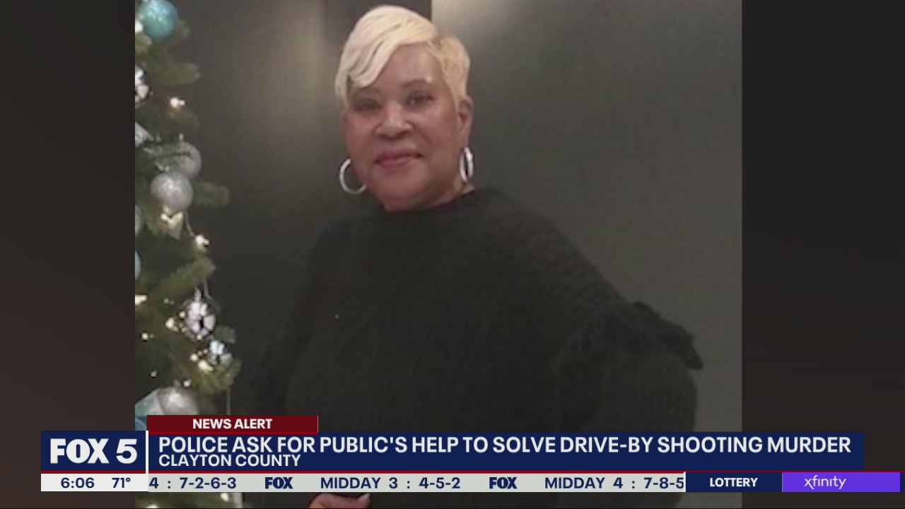 Police asking for help solving Clayton County woman's drive-by shooting murder