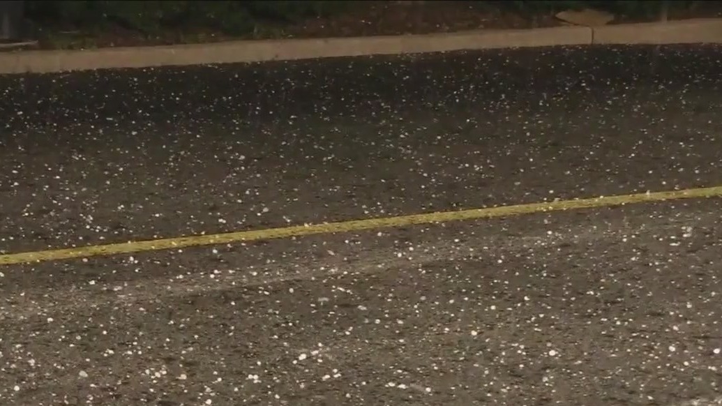 Hail, rain and strong winds throttle Chicago's south suburbs