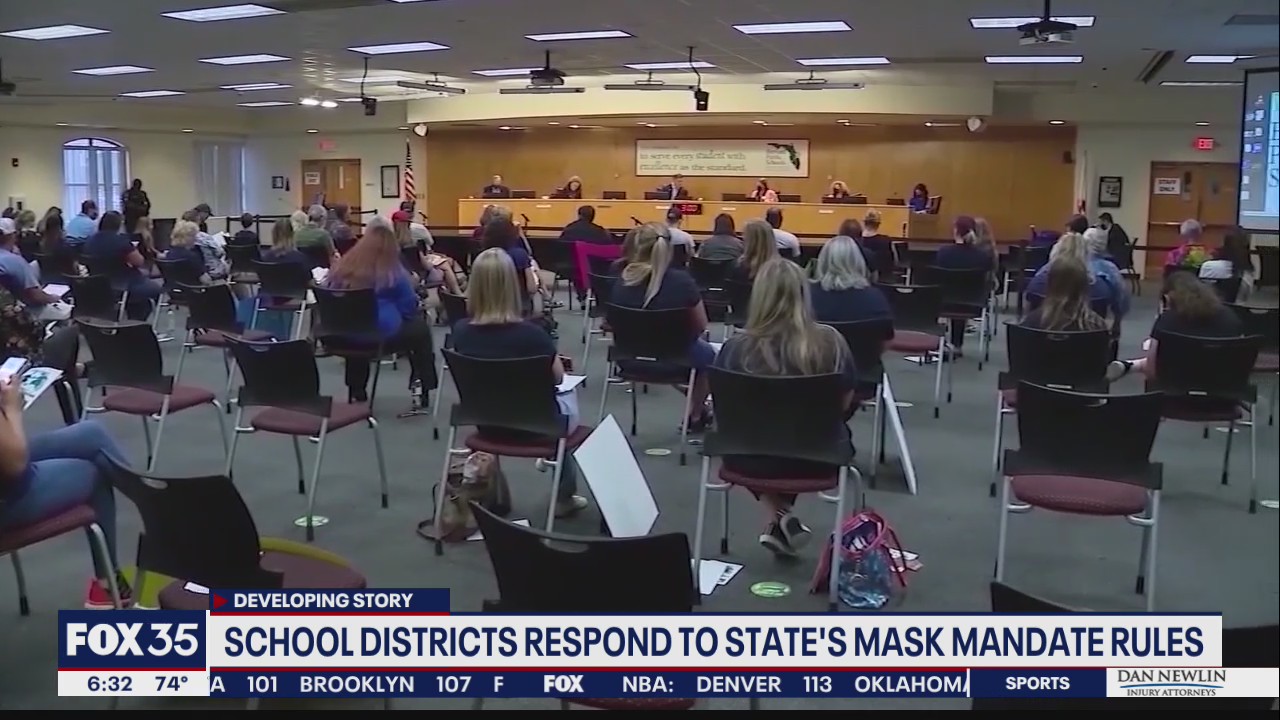 Orange, Brevard school boards respond to state's mask mandate rules