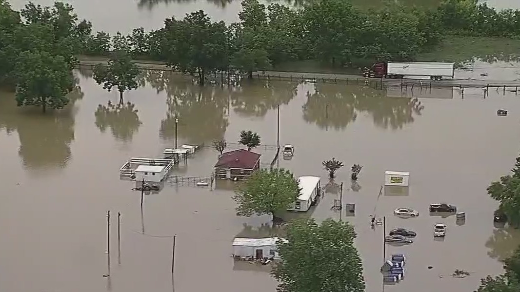 Several people rescued following flooding in Dallas