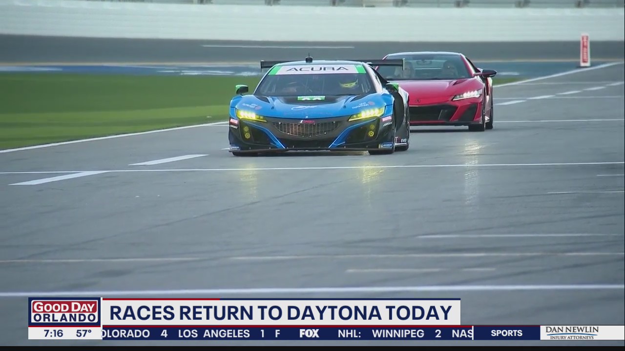 Races return to Daytona today