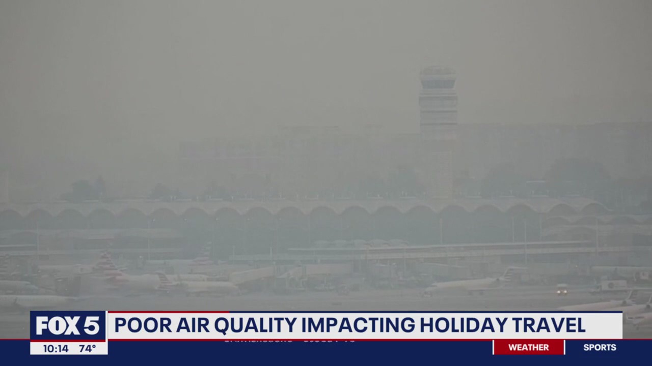 Poor air quality impacting holiday travel