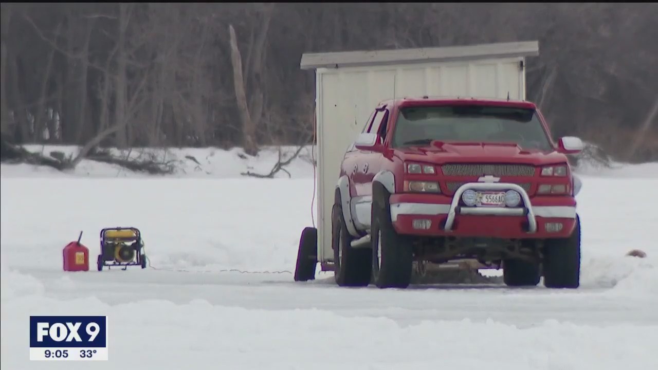 Ice houses need to be removed from metro lakes by Monday night