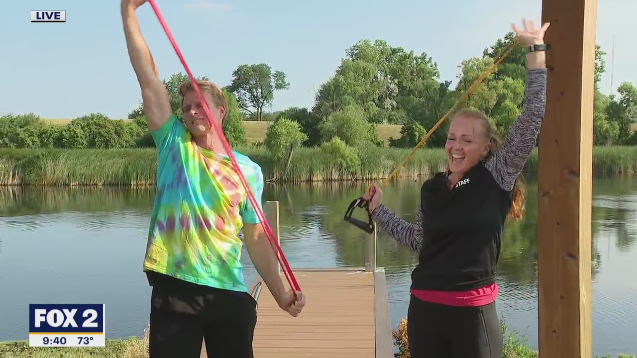 Get Fit: Simple summer workout with bands