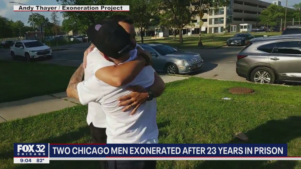 2 Chicago men exonerated after 23 years in prison