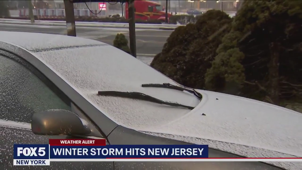 Winter storm hits New Jersey