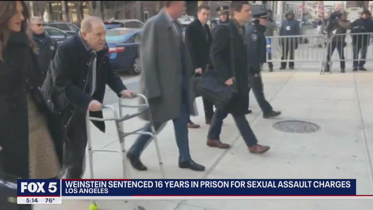 Harvey Weinstein sentenced for sexual assault