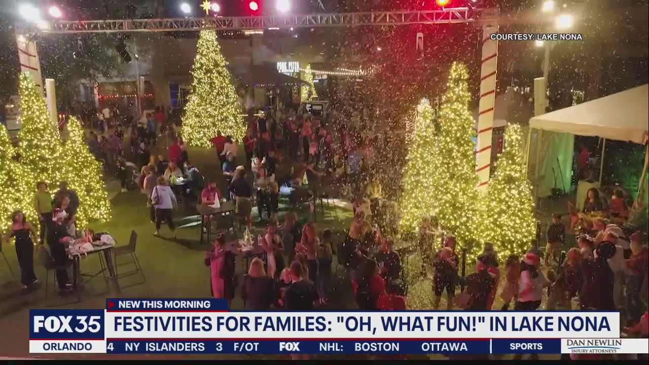 Holiday festivities in Lake Nona