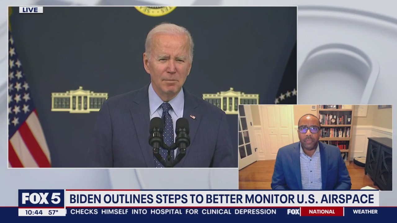 Biden outlines steps to monitor U.S. airspace better