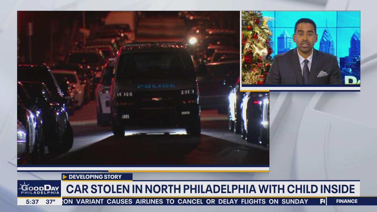 Child found safe after car stolen in North Philadelphia