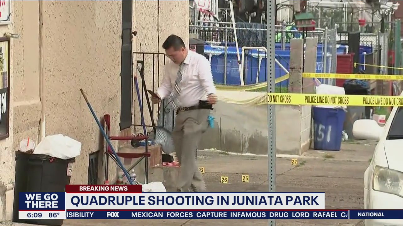 Juniata Park quadruple drive-by shooting critically injures 2 men