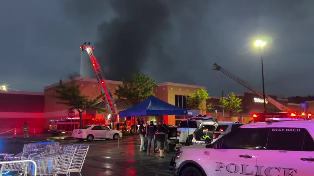 PHOTOS Structure fire leaves WalMart extensively damaged Flipboard