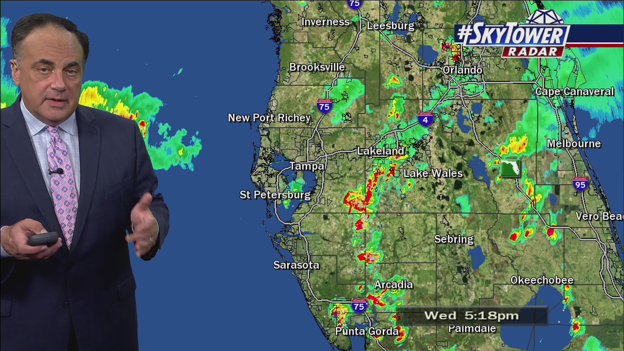 Wednesday evening forecast