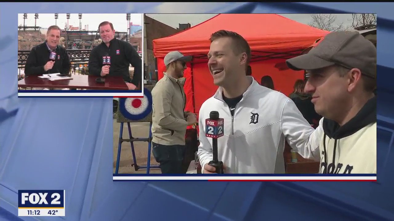 Derek and Kellie throw axes on Opening Day