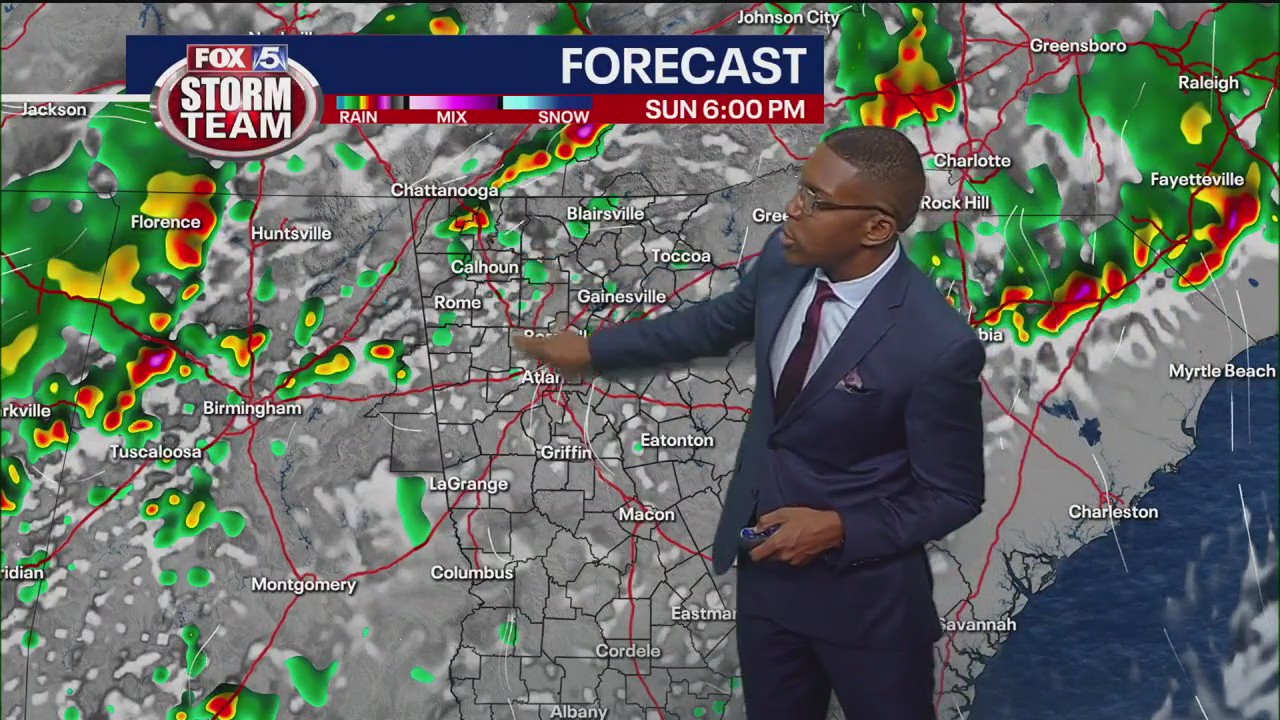 Saturday evening forecast update