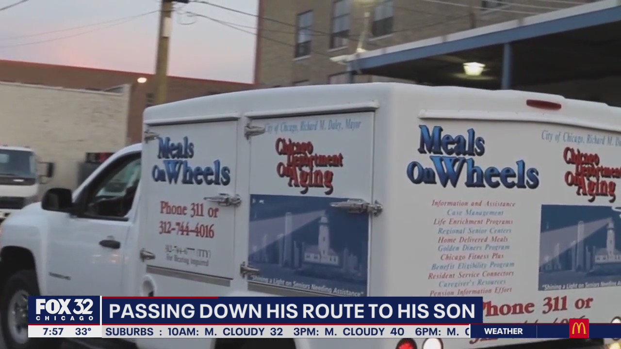 Chicago man passes down Meals on Wheels legacy to his son