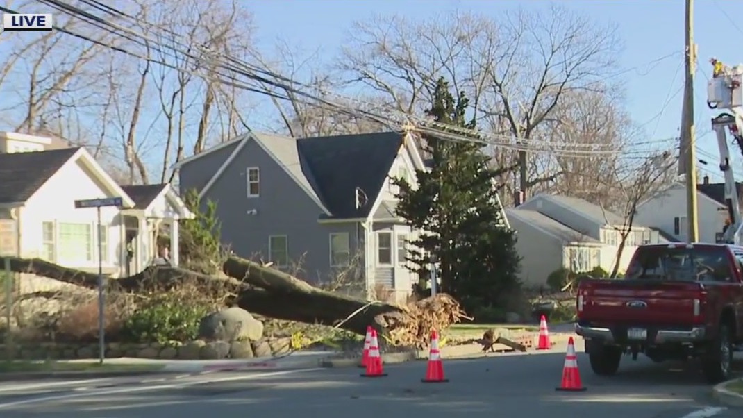 Storms damage parts of New Jersey