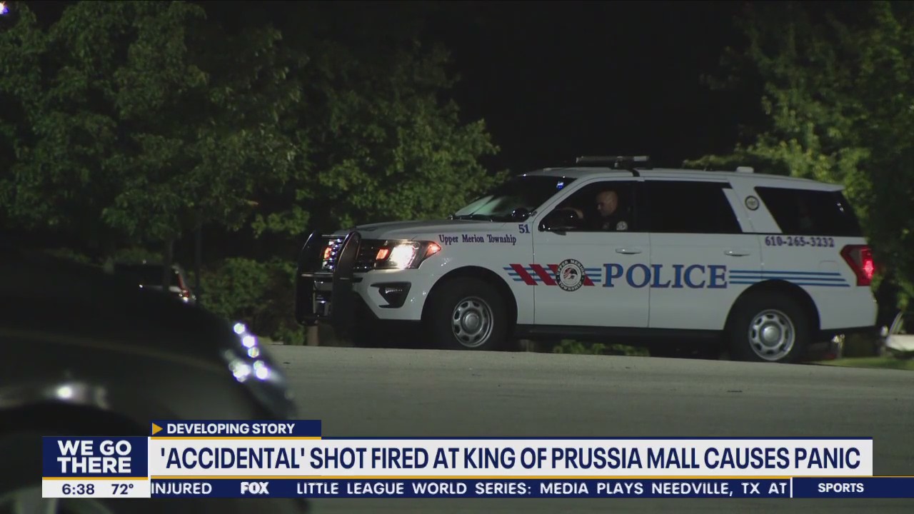 'Accidental' shot fired at King of Prussia Mall, causing panic
