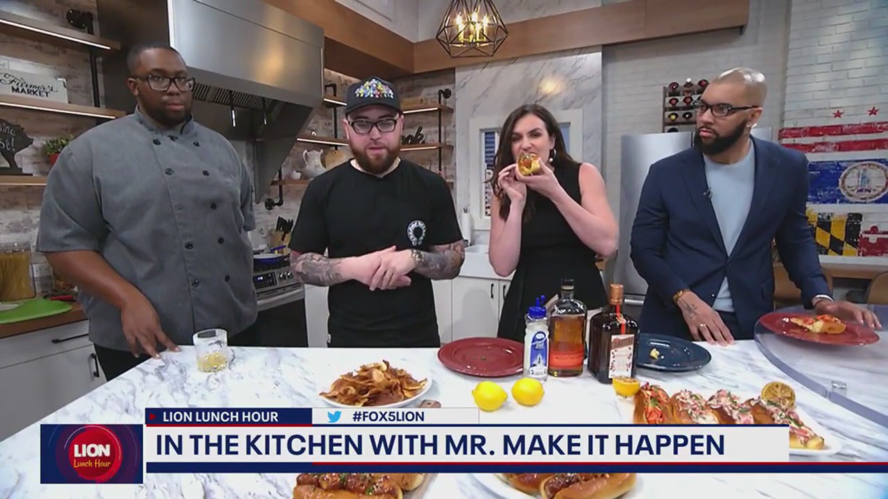 In the kitchen with Mr. Make It Happen
