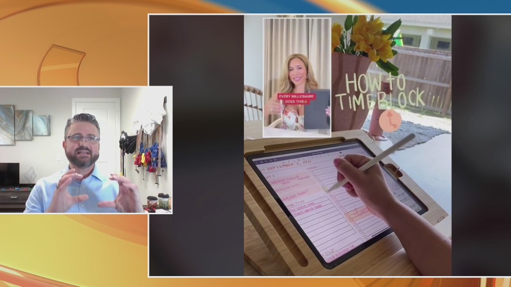 Time blocking goes viral on TikTok