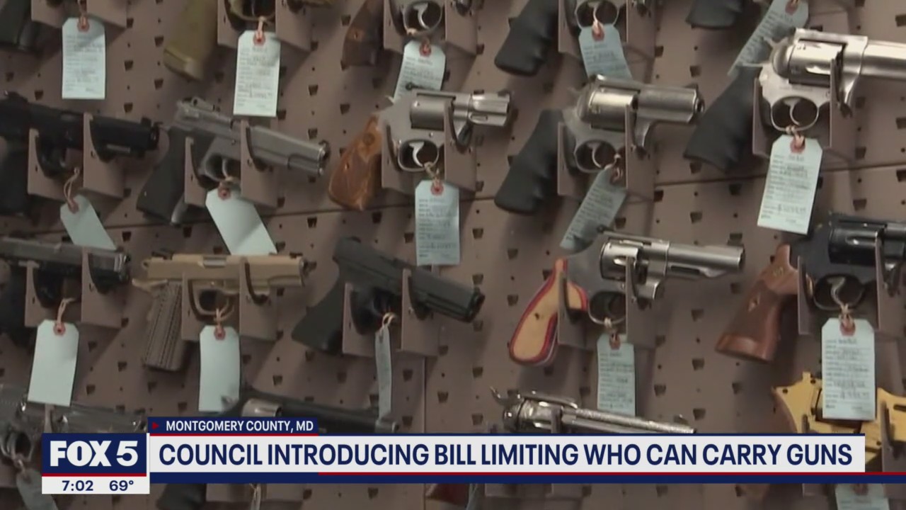 Montgomery County introducing bill limiting who can carry guns