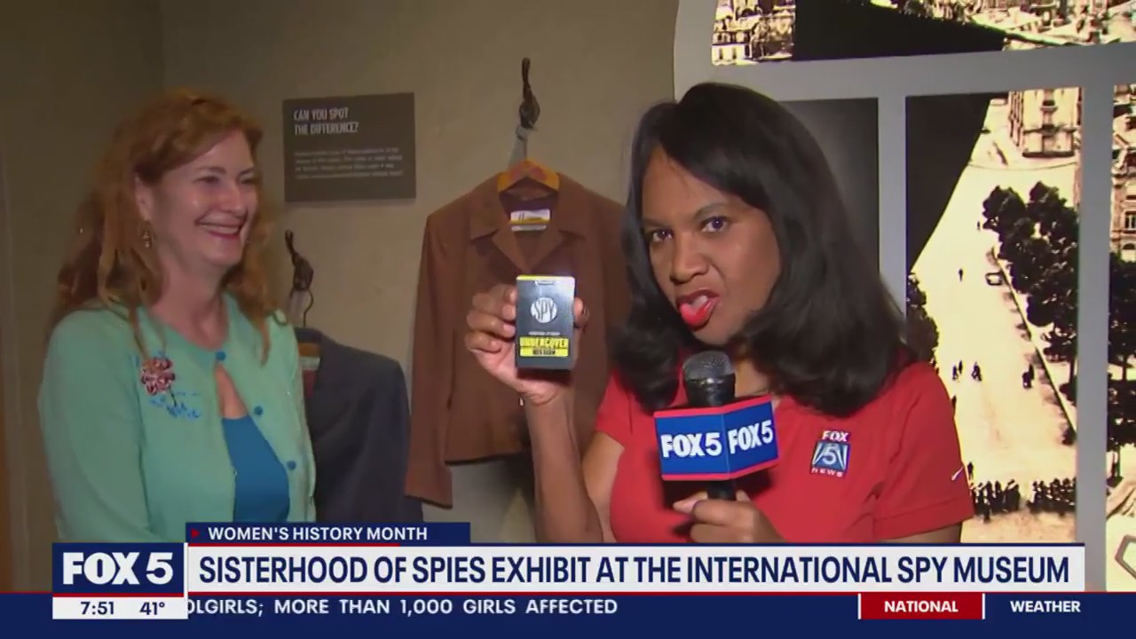 Sisterhood of Spies exhibit at the International Spy Museum