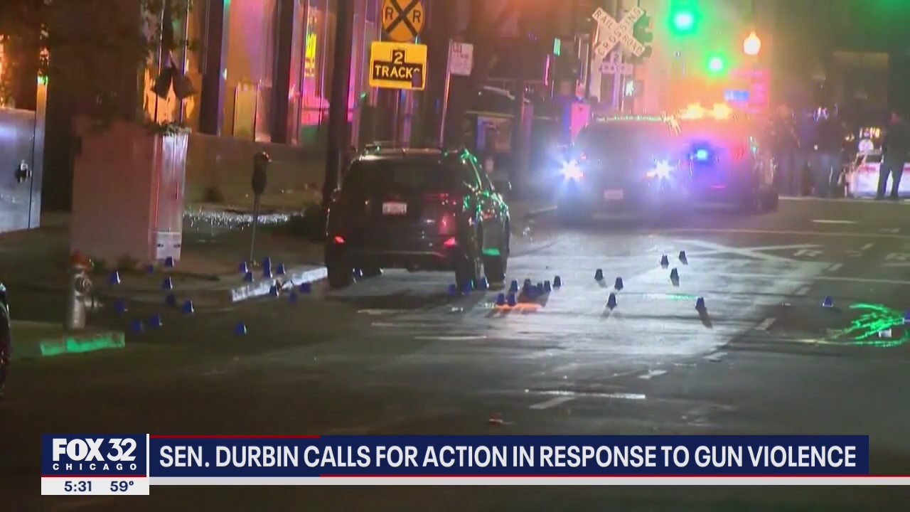 Sen. Durbin calls for action in response to gun violence