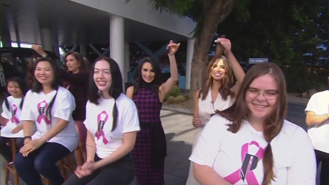 Generous hair donations live on Good Day LA
