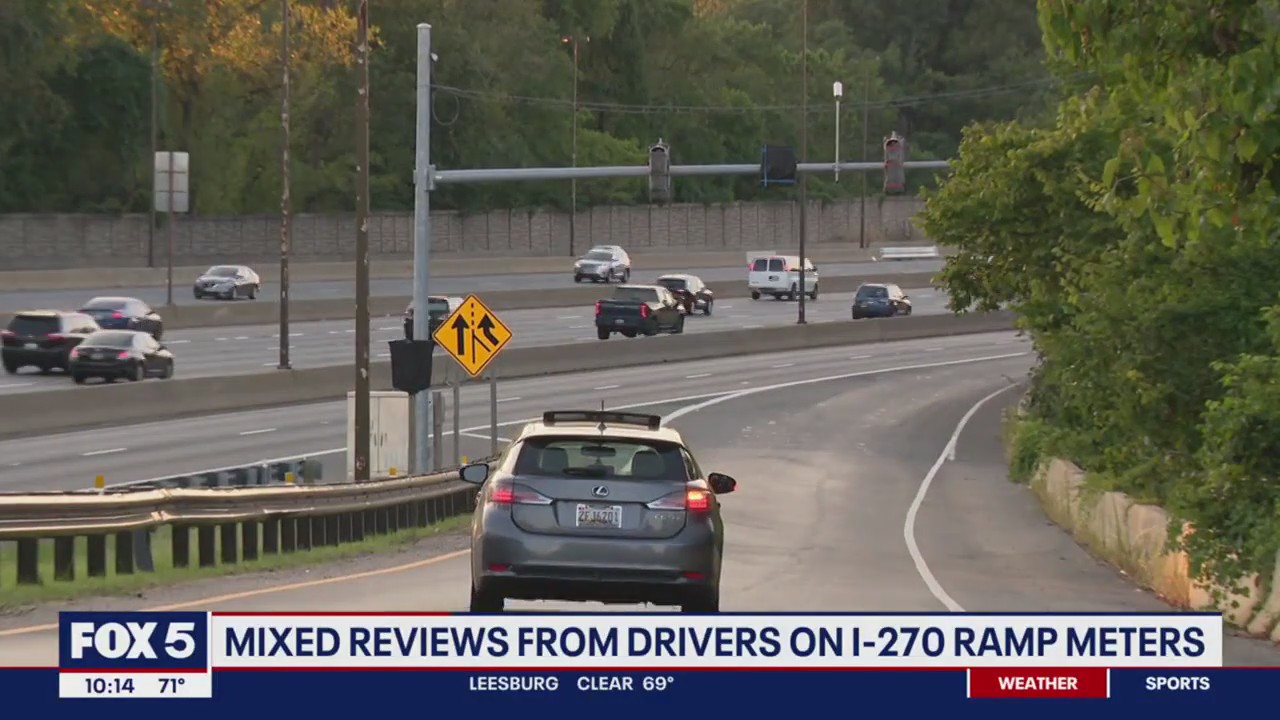 Mixed reviews from drivers on I-270 ramp meters