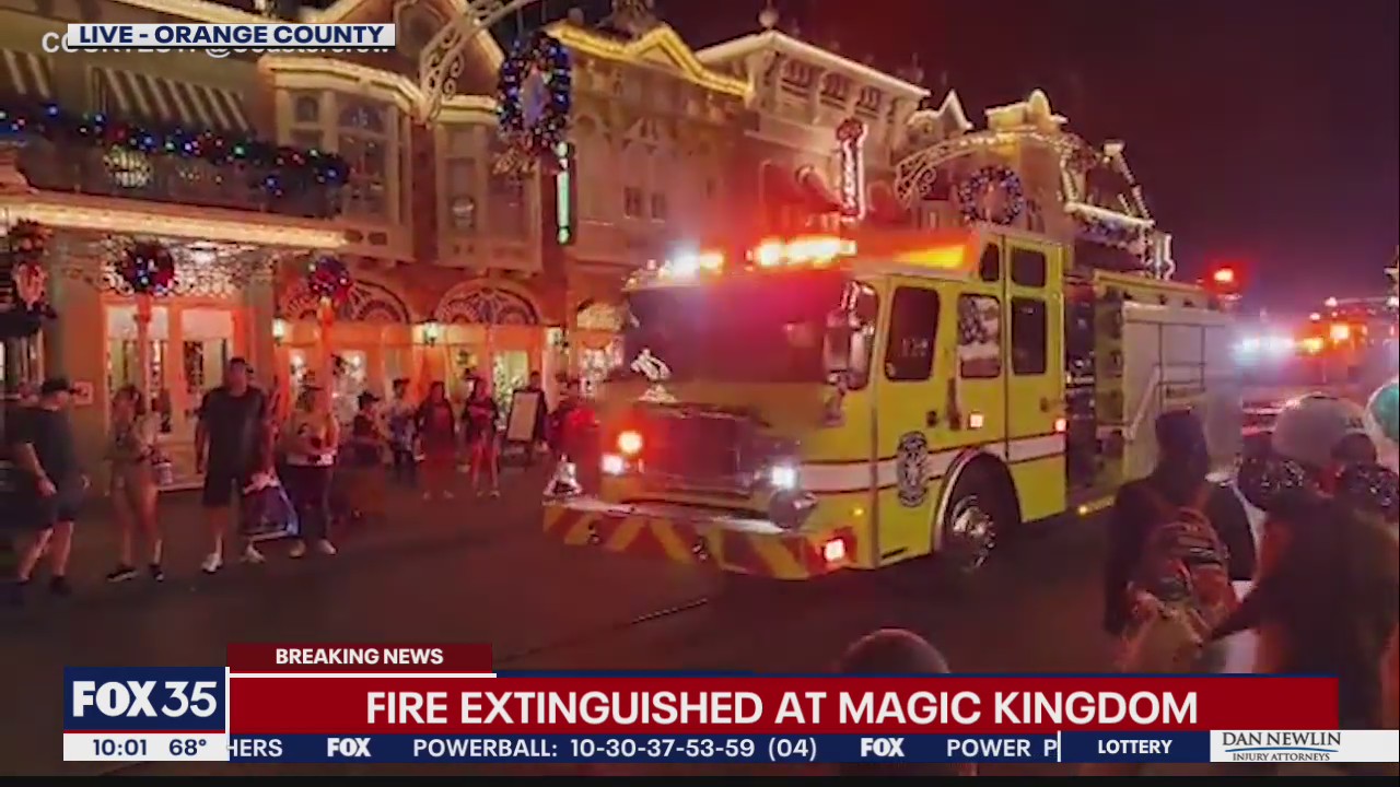 Fire sparks emergency response at Walt Disney World