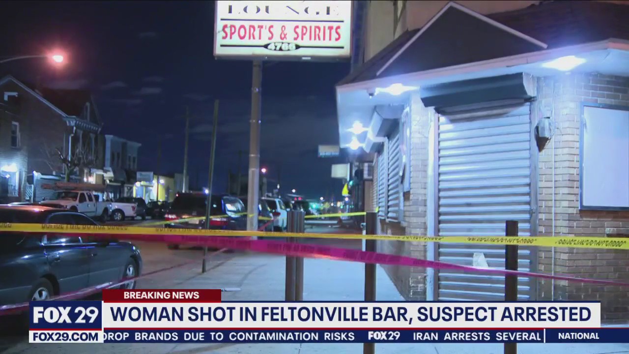Police: Woman shot in bathroom of Philadelphia bar, suspect arrested